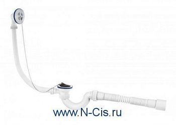 Сифон "Мини Элит " для ванн с гибкой трубой д40/50 Виркэн 30980653 30 в Севастополе