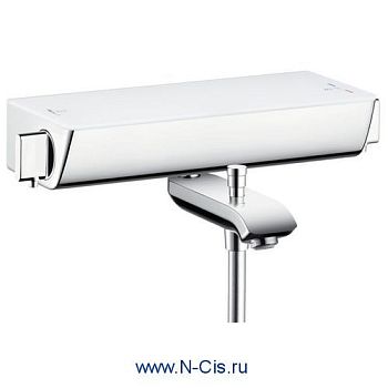 Hansgrohe 13141400 Термостат для ванны белый хром Ecostat S в Севастополе
